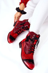 Women’s Boots Maciejka Warm Leather Red 04625-08