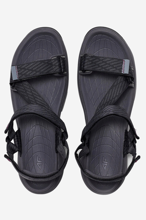 Sandały Męskie Sportowe 4F 44FRSS24FSANM047-23S Ciemnoszare