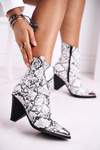 Women’s Boots Metal Toe Snake Eternally