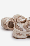 Children's Sports Sneakers with Velcro Beige Rulagia