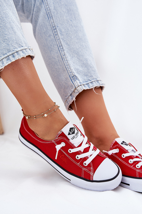 Women's Fabric Sneakers Lee Cooper LCW-25-02-3298L Red