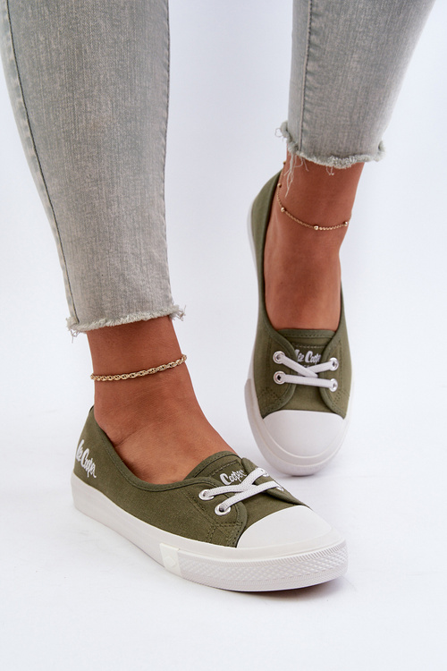Trampki Tenisówki Damskie Zielone Lee Cooper LCW-24-31-2729