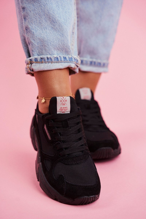 Women's Sport Shoes Cross Jeans Black FF2R4138C