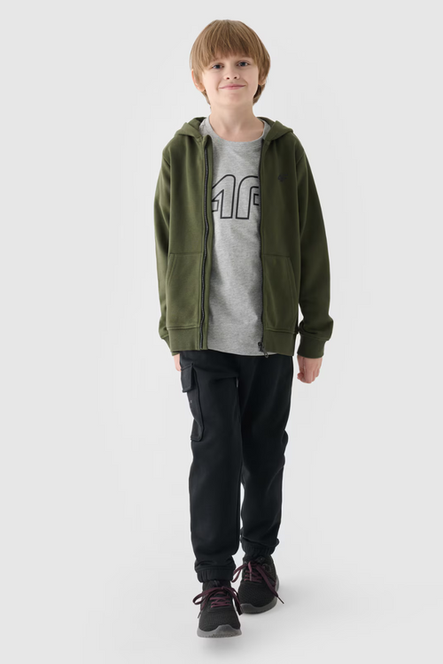 Boys Sweatpants Joggery 4FJWAW24TTROM760-20S Black