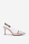 Pumps With Embellishment D&A MR1966-11 Silver