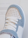 Children's Sport Shoes Jeans White-Blue Milara 