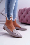 Women's Ballerina Suede Lords Grey Gretar