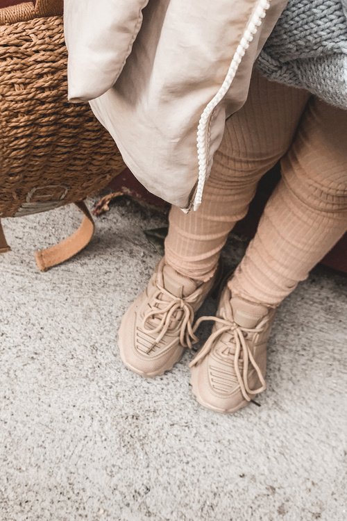 Children's Sneakers Beige Freak Out