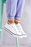 Women's Tied Sneakers White Menifee
