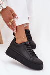 Women's Sneakers On Platform Black Sallira