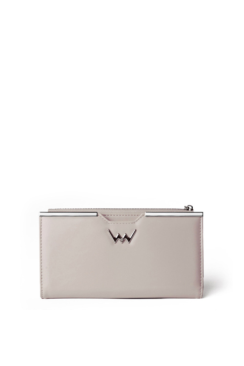 Large Wallet with Clasp White Nadine