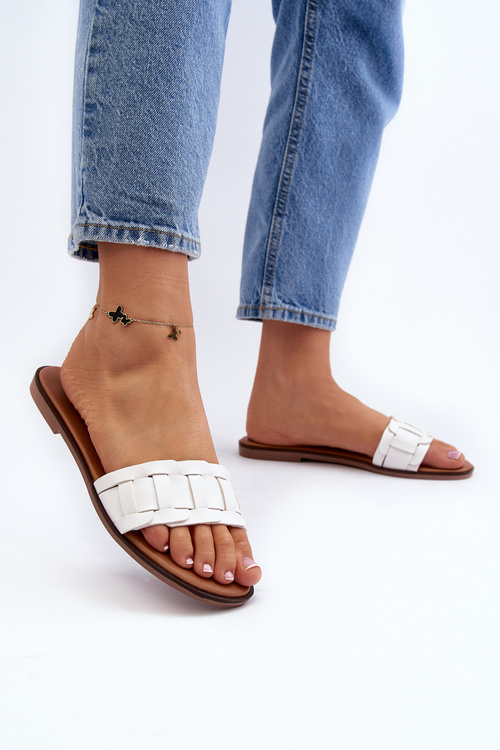 Women's Classic Flat Sandals White Namrita