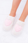 Women's Hearts Slippers Beige
