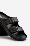 Men's Lightweight Foam Sandals With Buckles Black Avatara