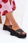 Women's Wedge And Platform Sandals Panther Black Sevolee