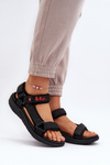 Sandały Damskie Czarne Lee Cooper LCW-24-34-2615