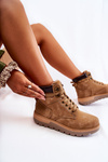 Leather Booties On The Platform Brown Ressa