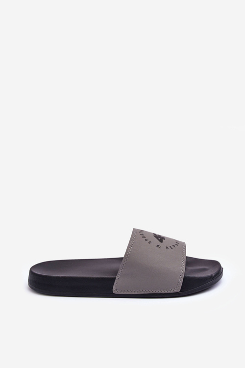 Men's Classic Slippers 4F 4FSS23FFLIM074-25S Grey-Black