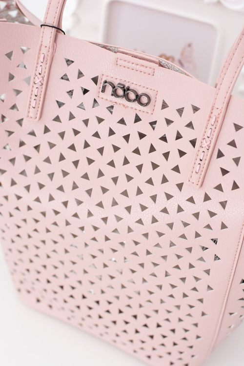 Women's Large Pink Nobo Shopper Handbag