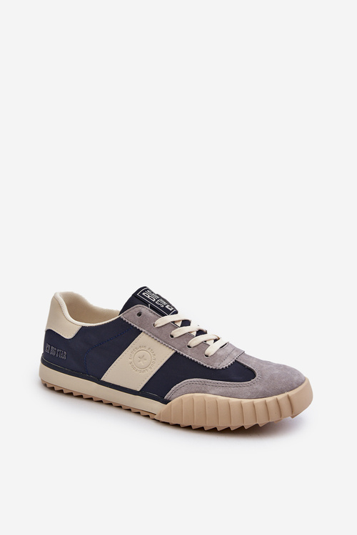 Sneakersy Męskie Granatowe Big Star NN174516 
