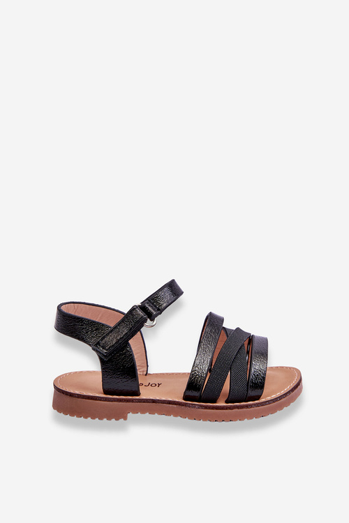 Children's Sandals With Straps Black Isla