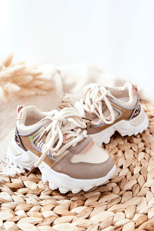 Children's Sport Shoes Sneakers Beige Rommie
