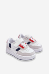 Classic Children's Sports Shoes White and Red Marlin