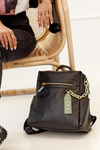 Women's Leather Backpack NOBO NBAG-K1800 Czarny