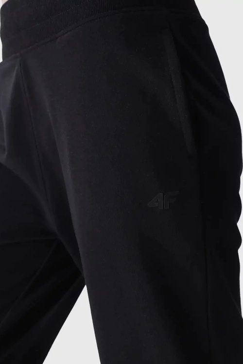 Damskie Spodnie Dresowe Joggery 4F 4FWMM00TTROF0945-20S Czarne