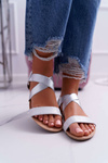 Women's Elegant Silver Sandals Carme
