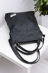 Women's Large Black Classic Handbag