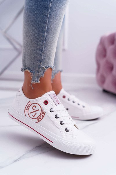 Women's Cross Jeans Sneakers White DD2R4068
