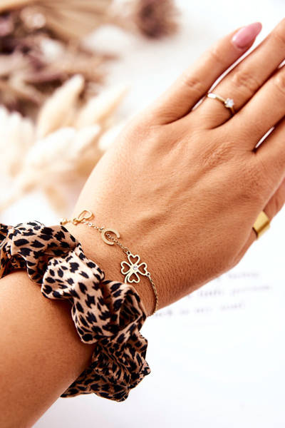 Cloverleaf Bracelet Gold Luckies