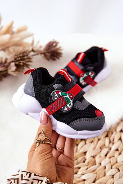 Children's Velcro Sports Shoes Befado 516P096 Black