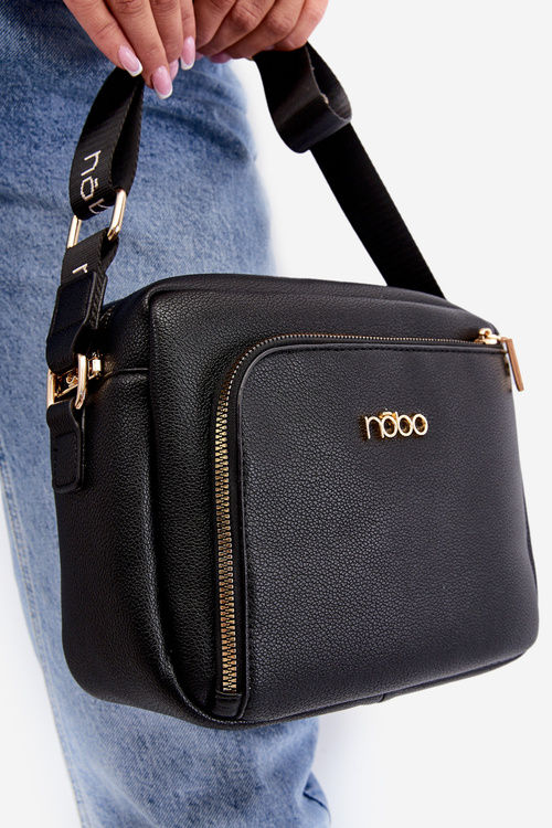 Crossbody Bag Made of Eco Leather NOBO BAGP990-K020 Black