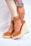Women's Sandals On Anchor Flax Camel Canterola