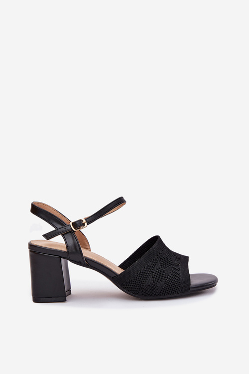 Women's Heeled Sandals Black Sarena
