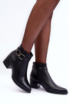 Women's Heeled Boots With Ornament Black Janeya