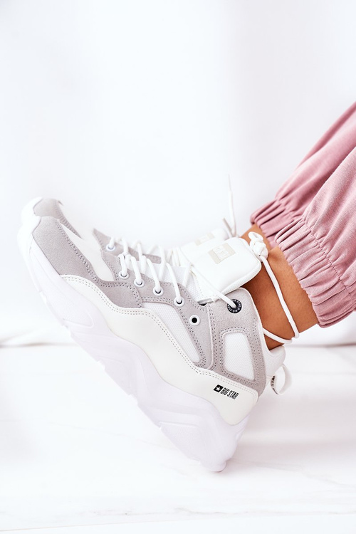 Sneakersy Buty Sportowe Big Star Białe GG274643