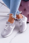 Sporty Women's Grey Shoes SportFreak