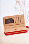 Women's Large Wallet With Ornament Red Fabio