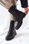 Women's Biker Boots Black Corydon