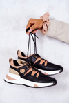 Buty Sportowe Sneakersy Czarne Imperio