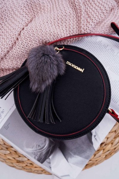 Torebka Damska Listonoszka Monnari Czarna BAG9490-020