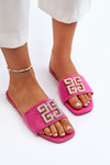 Women's Flat Sandals with Ornament Fuchsia Inaile
