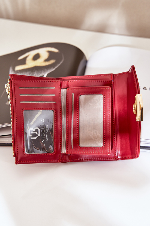 Lacquered Women's Wallet Red Rahner