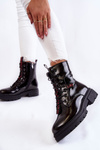 Lacquered Warm Boots La.Fi 250054B-LA Black