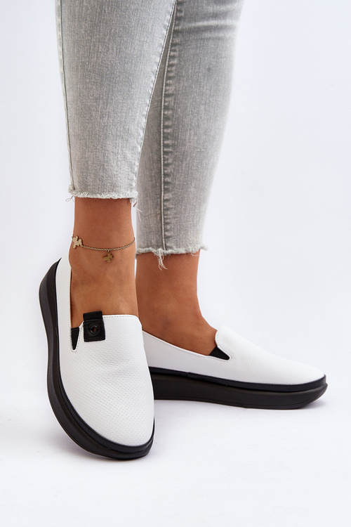 Women's Leather Platform Espadrilles in Multicolor Chorisa