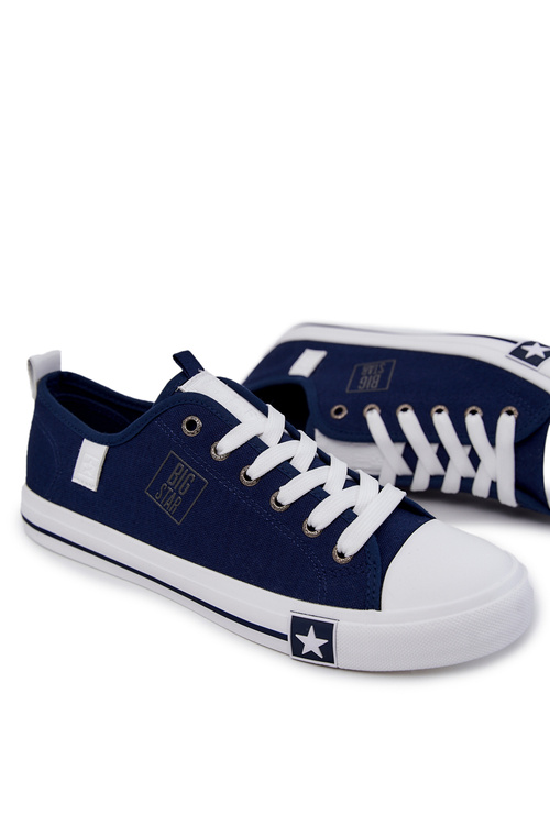 Trampki Męskie Niskie Granatowe Big Star JJ174138