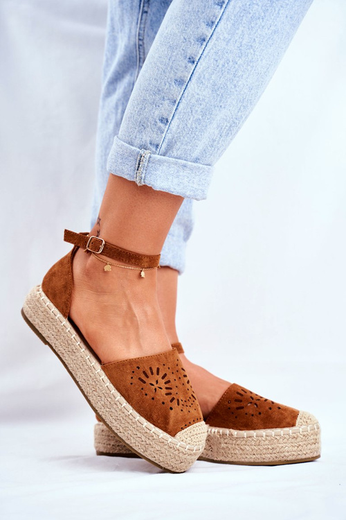 Women’s Espadrilles On Platform Camel Palermo